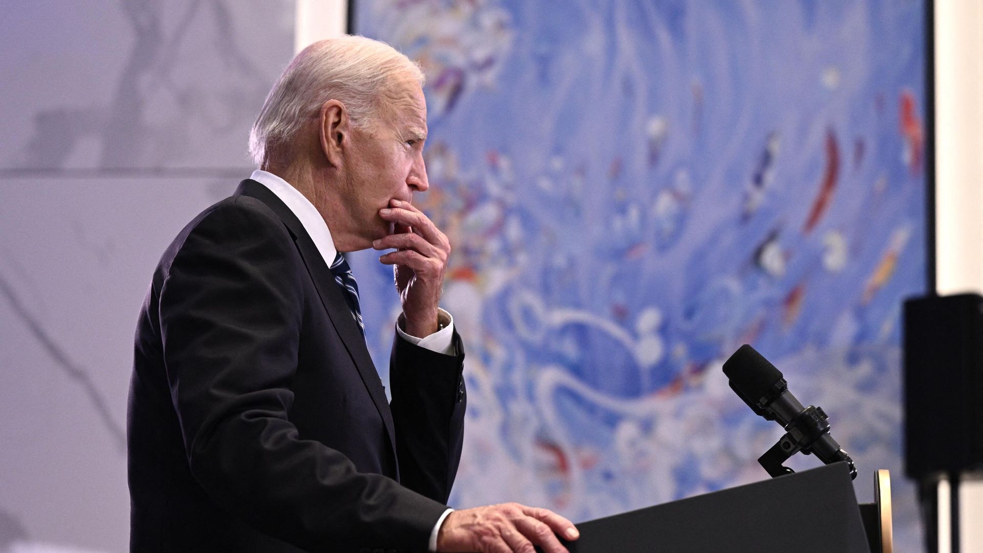 US President Joe Biden holds a press conference during a solidarity visit to Israel, on October 18, 2023. - Sputnik International, 1920, 17.06.2024