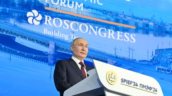 Vladimir Putin speaks at 2024 SPIEF plenary session - Sputnik International