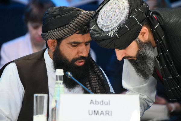 Abdul Umari, Acting Minister of Labour and Social Affairs of the Islamic Emirate of Afghanistan, at  the SPIEF 2024 session on Greater Eurasian Partnership as a New Pole of Growth: Potential and Prospects.    - Sputnik International