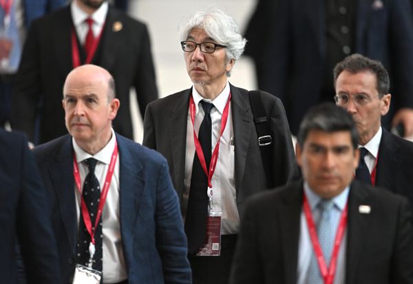 Guests gather for the plenary session at the SPIEF-2024. From left to right: Jose Manuel Sanz Mingote, International Relations head of Spain's EFE news agency, Toshimitsu Sawai, Executive Director of Japan's Kyodo News Agency, Stefano Polli, Deputy Editor-in-Chief of the Italian news agency ANSA (Agenzia Nazionale Stampa Associata). - Sputnik International