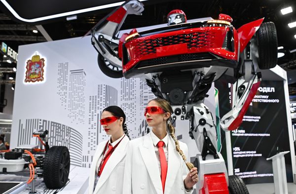 Moscow region booth at SPIEF-2024.  - Sputnik International