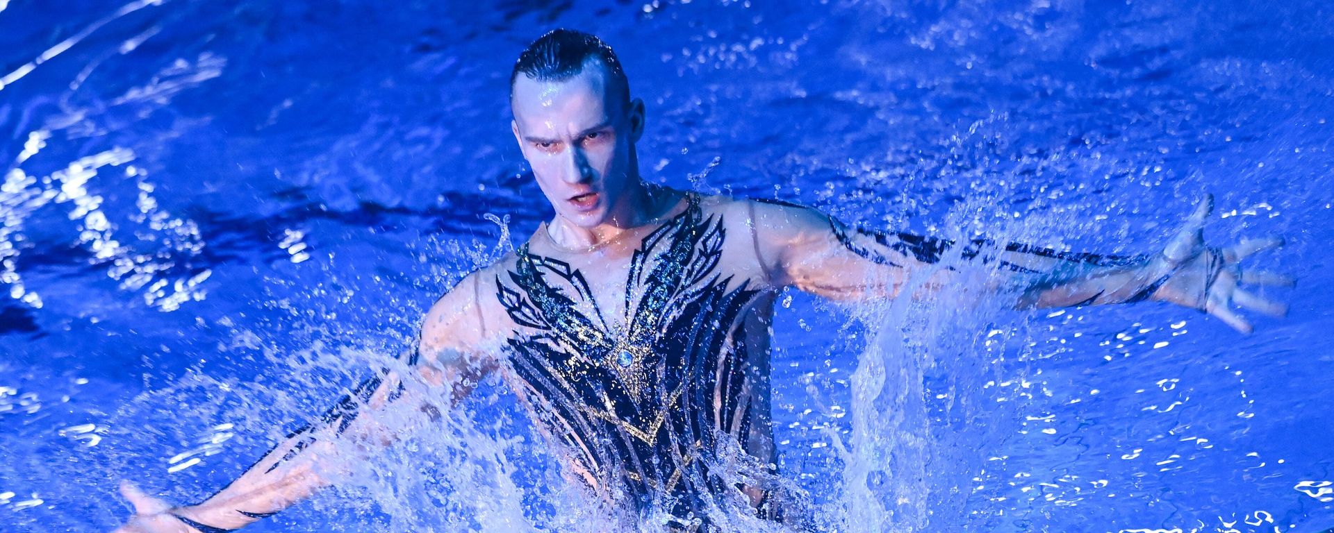 Russian athlete Alexander Maltsev won the solo technical routine in synchronized swimming at the BRICS Games in Kazan - Sputnik International, 1920, 13.06.2024