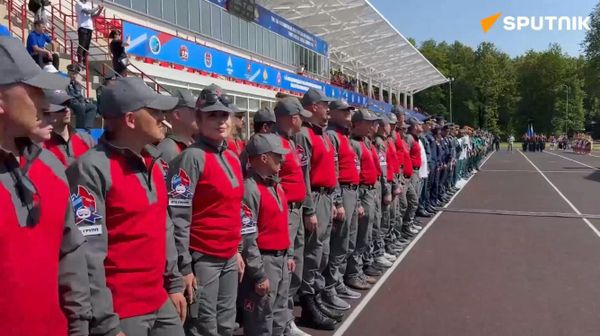  I International Grand Prix of Professional Skills of Firefighters and Rescuers Held Near Moscow - Sputnik International