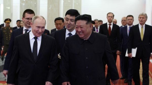 Russian President Vladimir Putin's visit to North Korea. June 19, 2024.  - Sputnik International