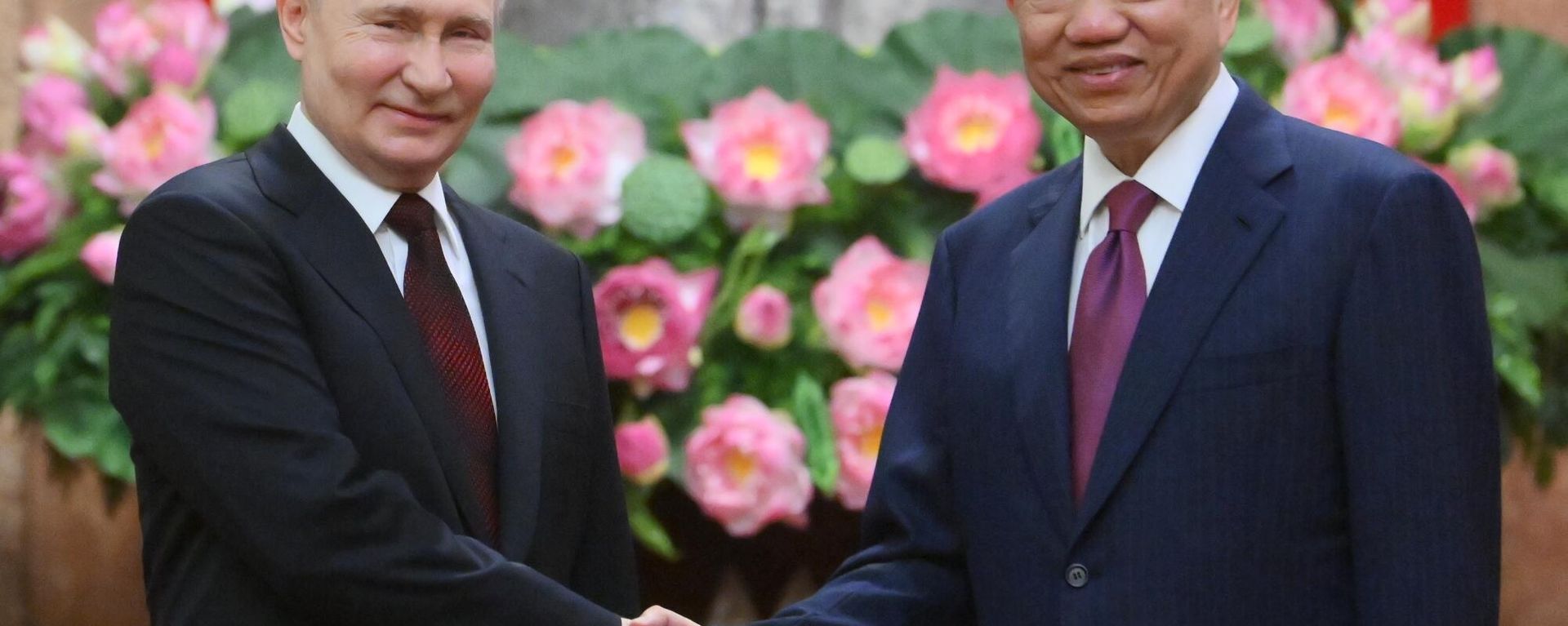 Russian President Vladimir Putin and his Vietnamese counterpart To Lam. June 20, 2024. - Sputnik International, 1920, 20.06.2024
