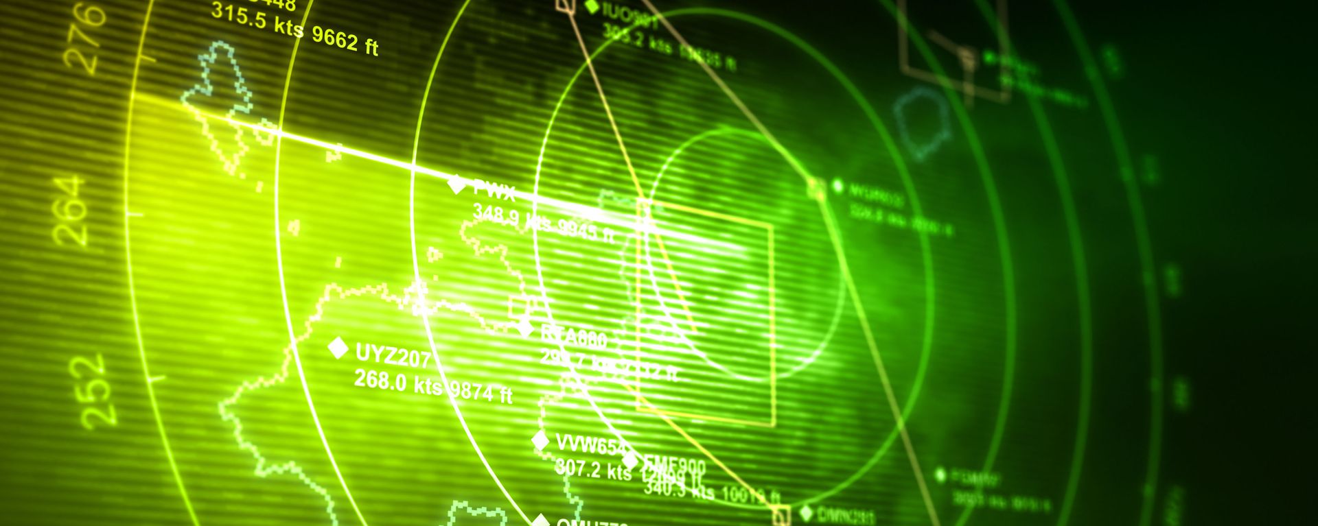 Abstract radar with targets in action. - Sputnik International, 1920, 22.06.2024