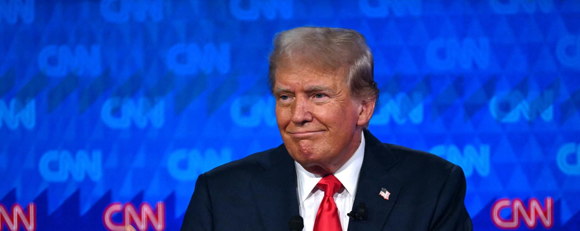 Former US President and Republican presidential candidate Donald Trump speaks as he participates in the first presidential debate of the 2024 elections with US President Joe Biden at CNN's studios in Atlanta, Georgia, on June 27, 2024.  - Sputnik International, 1920, 25.07.2024