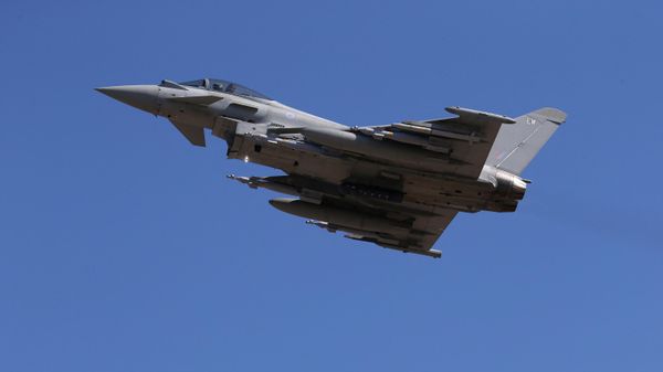 Britain's Royal Air Force Eurofighter Typhoon fighter jet. File photo - Sputnik International