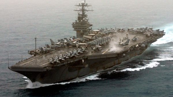 USS Theodore Roosevelt (CVN 71). - Sputnik International
