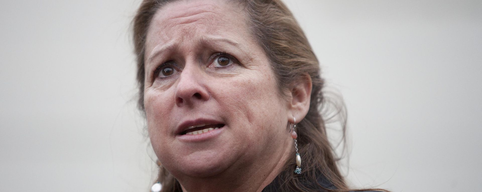 Filmmaker Abigail Disney speaks to reporters at the White House with a group of millionaires in favor of raising taxes on the wealthy, after meetings with senior Obama Administration officials at the White House in Washington, DC, November 15, 2012 - Sputnik International, 1920, 05.07.2024