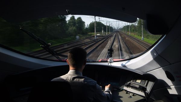 Sapsan high-speed train on the St.Petersburg-Moscow route - Sputnik International
