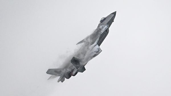 A Chinese J-20 stealth fighter of the People's Liberation Army (PLA) performs at the Airshow China 2022 in Zhuhai in southern China's Guangdong province on November 8, 2022. - Sputnik International