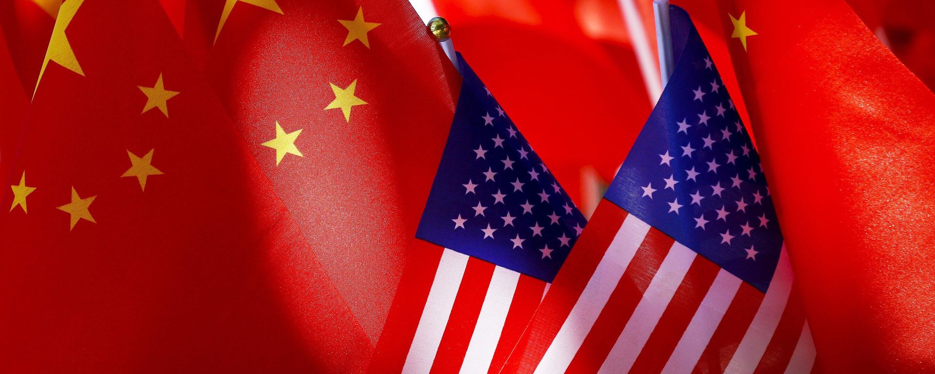 American flags are displayed together with Chinese flags American flags are displayed together with Chinese flags - Sputnik International, 1920, 20.08.2024