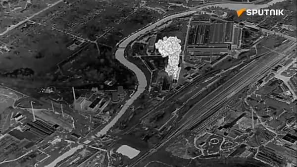 Russia Strikes With Iskander-M Missiles Ukrainian Armament Depot in Kramatorsk - Sputnik International