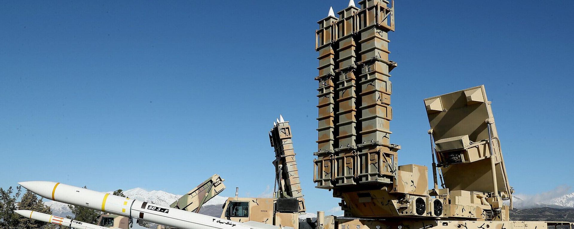Arman missile system with Sayyad-3 missiles in an Iranian Defense Ministry handout photo during an unveiling ceremony somewhere in Iran on February 17, 2024. - Sputnik International, 1920, 27.04.2025