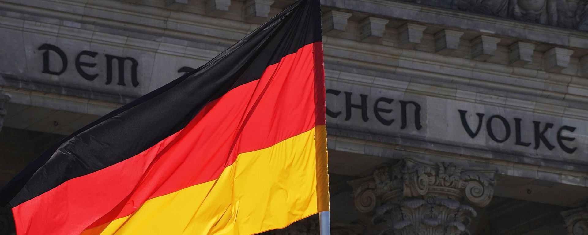 German flag of the building of Reichstag in Berlin. - Sputnik International, 1920, 04.10.2026