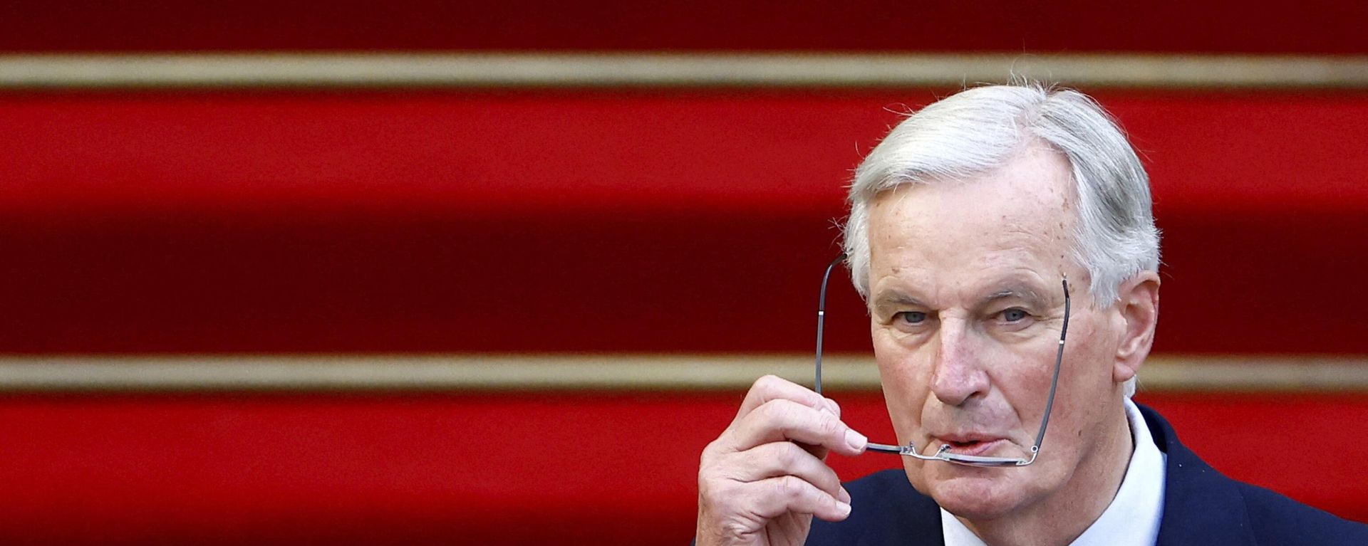 New French prime minister Michel Barnier attends the handover ceremony, Thursday, Sept. 5, 2024 in Paris. New French prime minister Michel Barnier attends the handover ceremony, Thursday, Sept. 5, 2024 in Paris. - Sputnik International, 1920, 06.09.2024