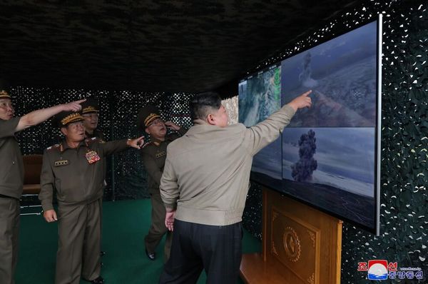 Pyongyang tested a Kim Jong Un reportedly said that the current regional situation, which "threatens North Korea's security," requires military strength.Hwasongpho-11-Da-4.5 tactical ballistic missile on July 1. - Sputnik International
