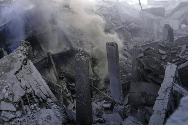The airstrike which targeted Hezbollah's HQ in Beirut's Dahieh neighborhood destroyed six residential buildings, according to Lebanese media. - Sputnik International