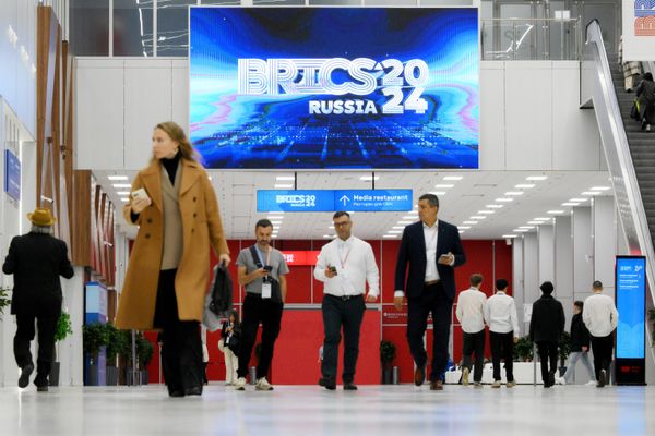 Visitors attend the 16th BRICS Summit in Kazan, Russia. Visitors attend the 16th BRICS Summit in Kazan, Russia. - Sputnik International