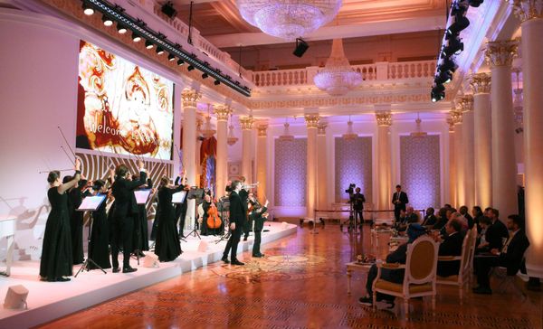 Concert held prior to the informal dinner for the BRICS heads of delegations, in conjunction with the 16th BRICS Summit in Kazan. - Sputnik International