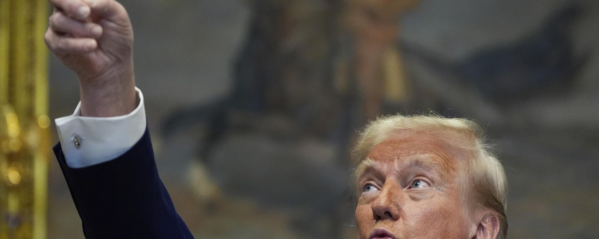 President Donald Trump speaks in the Roosevelt Room of the White House, Tuesday, Jan. 21, 2025, in Washington. President Donald Trump speaks in the Roosevelt Room of the White House, Tuesday, Jan. 21, 2025, in Washington. - Sputnik International, 1920, 04.10.2025
