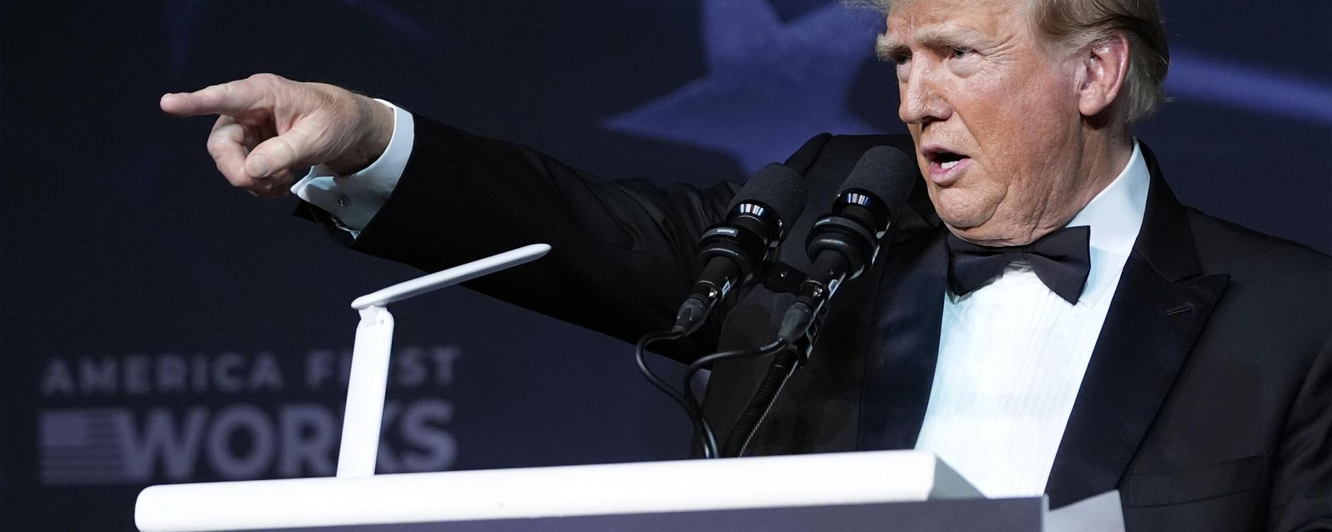 Donald Trump speaks during an America First Policy Institute gala at his Mar-a-Lago estate, Thursday, Nov. 14, 2024, in Palm Beach, Fla. Donald Trump speaks during an America First Policy Institute gala at his Mar-a-Lago estate, Thursday, Nov. 14, 2024, in Palm Beach, Fla. - Sputnik International, 1920, 16.02.2025