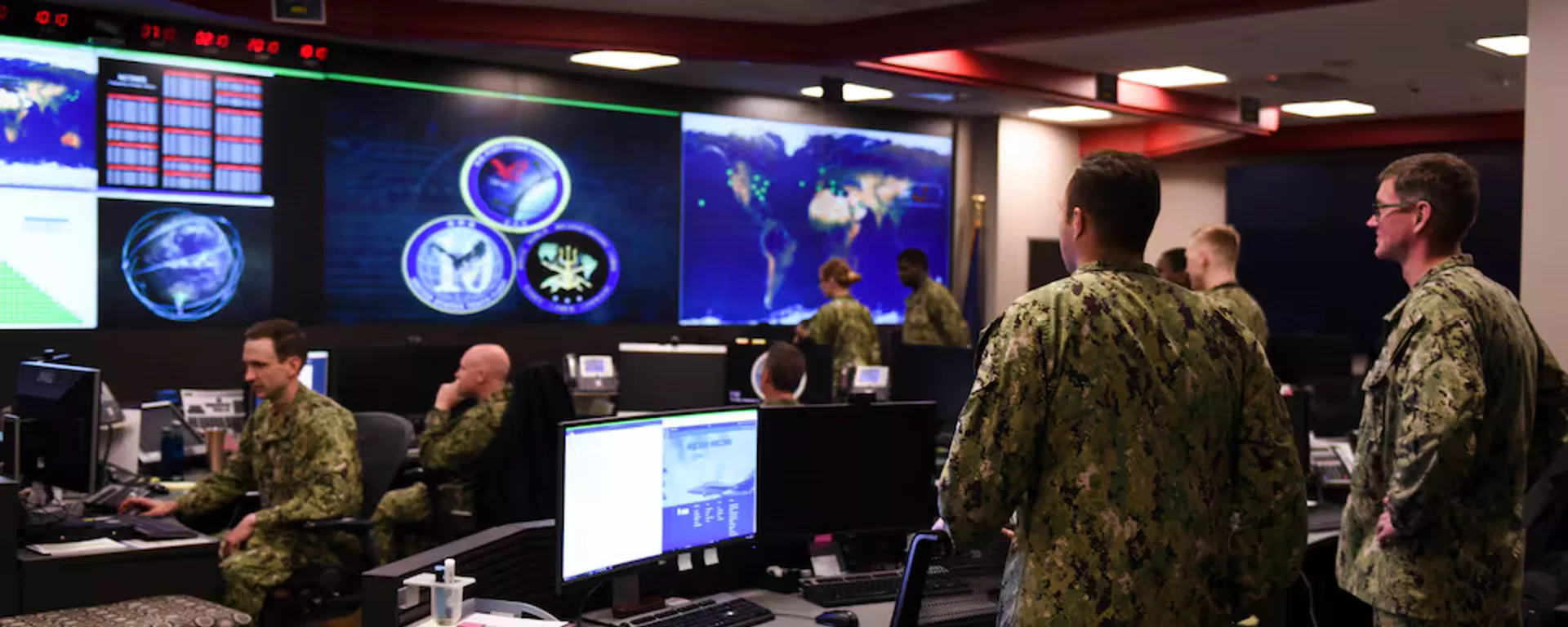US Cyber Command workspace. US Cyber Command workspace. - Sputnik International, 1920, 01.12.2025