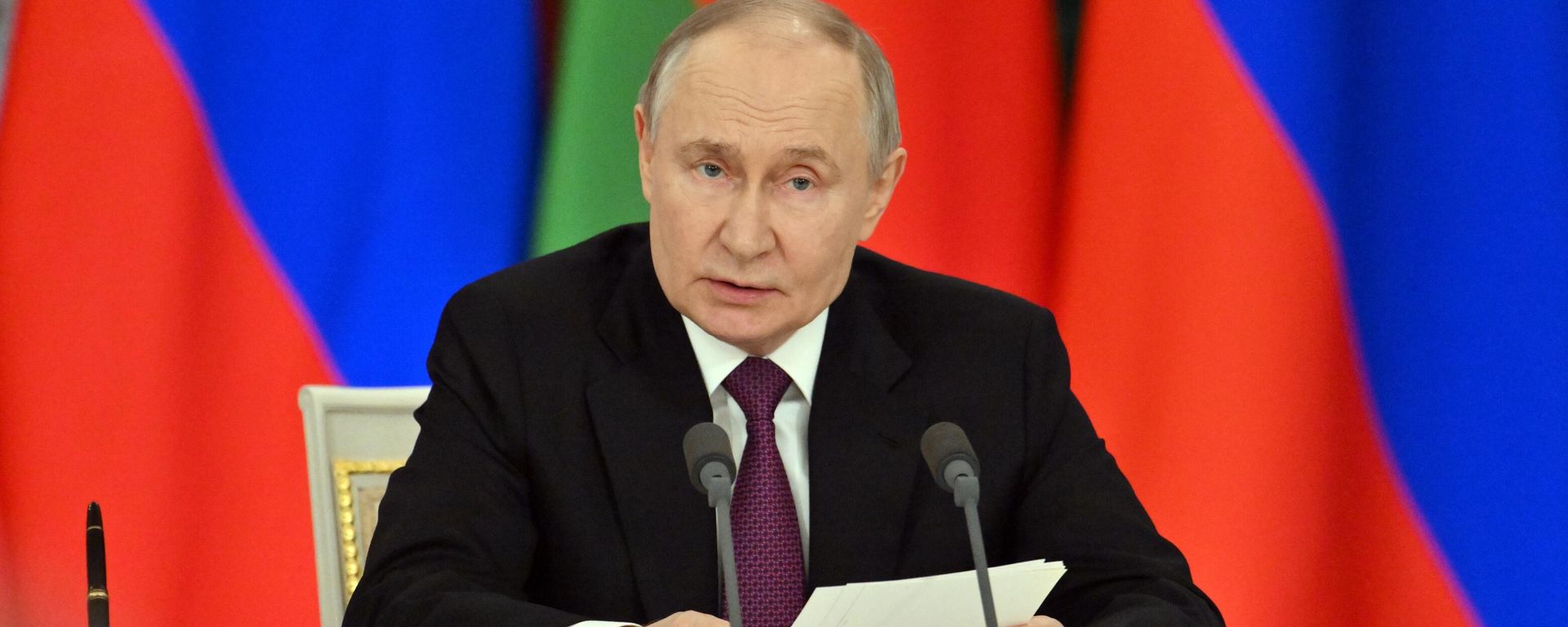 President Putin speaks to press during his March 13 meeting with Belarusian President Alexander Lukashenko. - Sputnik International, 1920, 14.03.2025