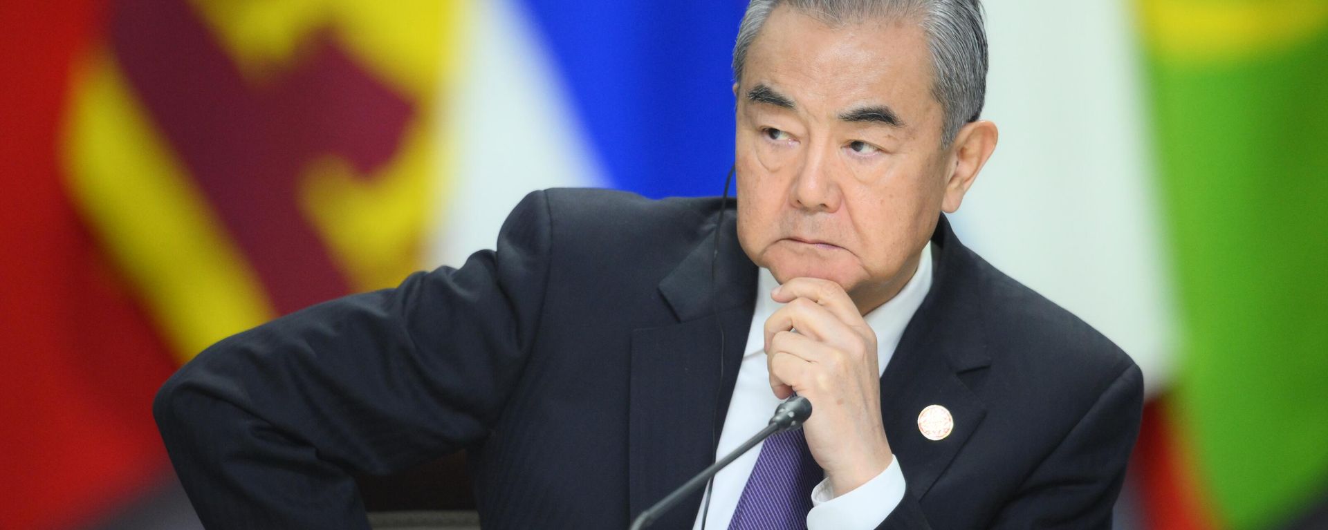 Chinese Foreign Minister Wang Yi, pictured here at the BRICS Summit in Kazan, Russia, October 23, 2024. File photo. - Sputnik International, 1920, 01.04.2025