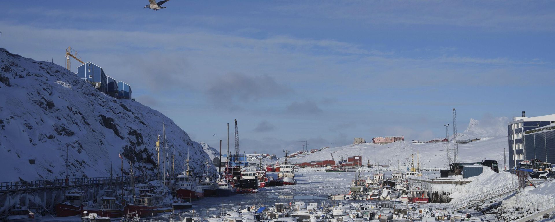 Harbour of Nuuk, Greenland, on March 4, 2025. - Sputnik International, 1920, 05.01.2026