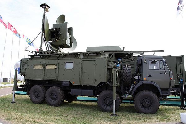 Krasukha-4 module deployed at a military expo. File photo. Krasukha-4 module deployed at a military expo. File photo. - Sputnik International