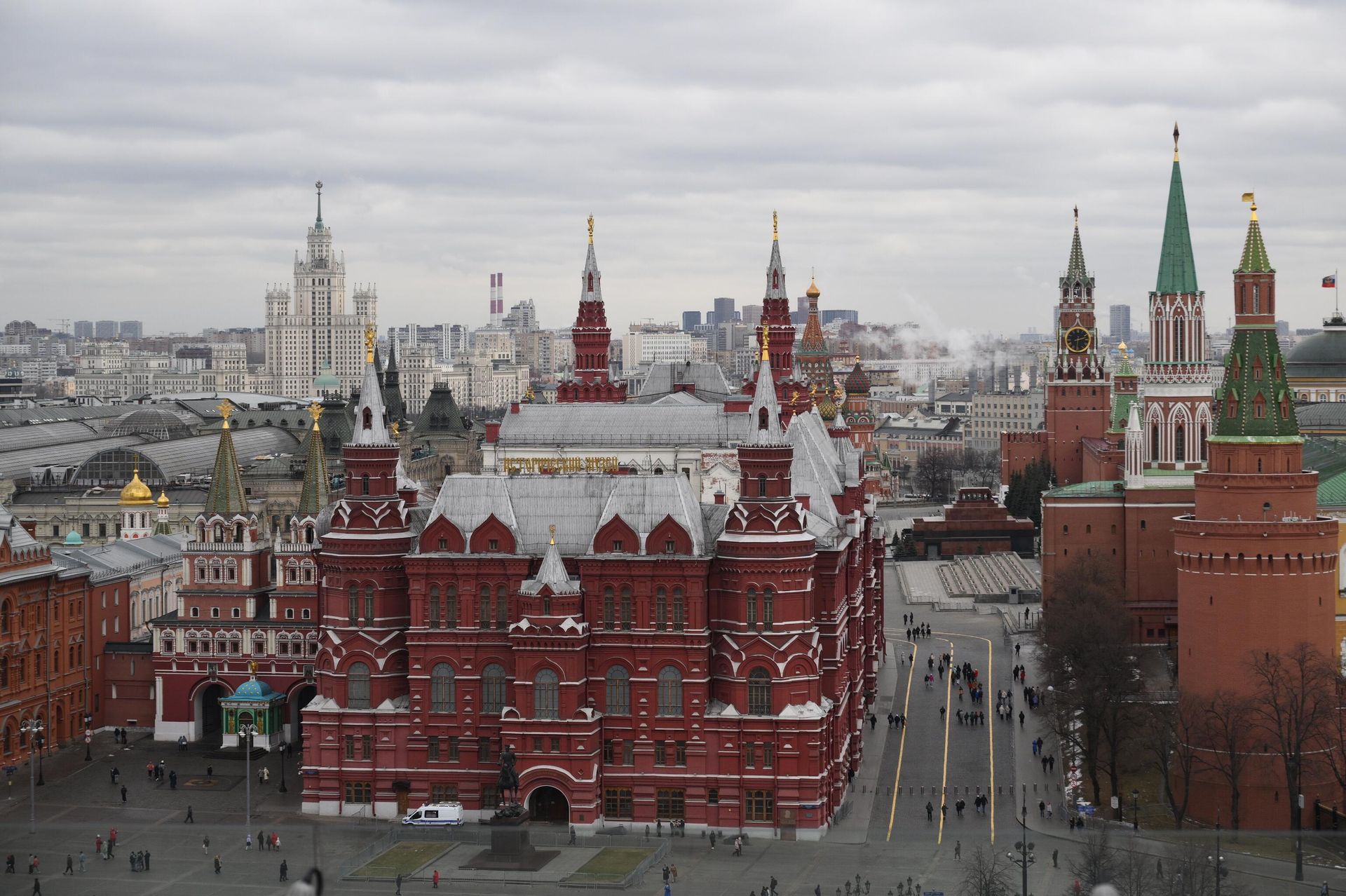 The building of the State Historical Museum in Moscow. - Sputnik International, 1920, 07.05.2025