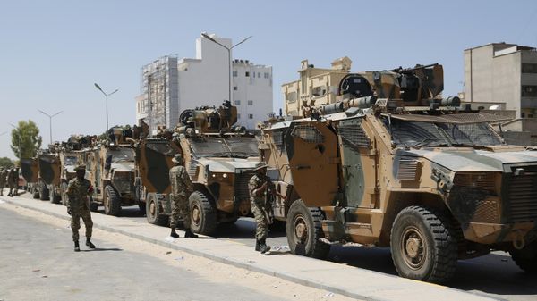 Libyan forces are deployed in Tripoli, Libya, Saturday, Aug. 27, 2022 - Sputnik International