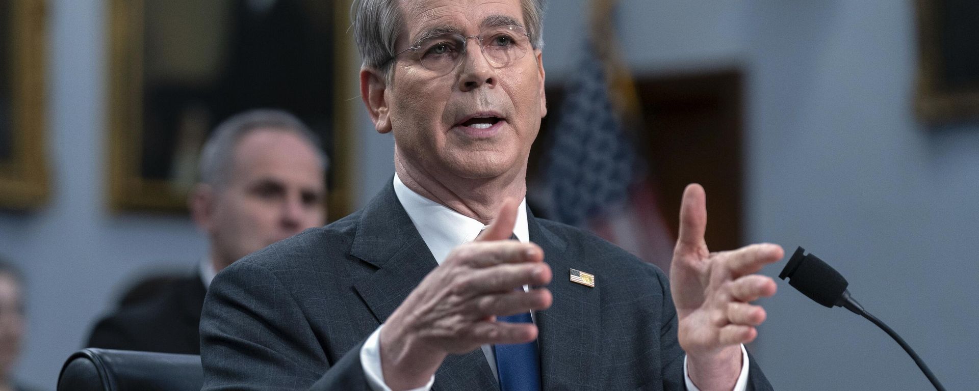 Treasury Secretary Scott Bessent testifies before the House Committee on Appropriations, Subcommittee on Financial Services and General Government, oversight hearing of the U.S. Department of the Treasury on Capitol Hill in Washington, Tuesday, May 6, 2025. - Sputnik International, 1920, 13.03.2026