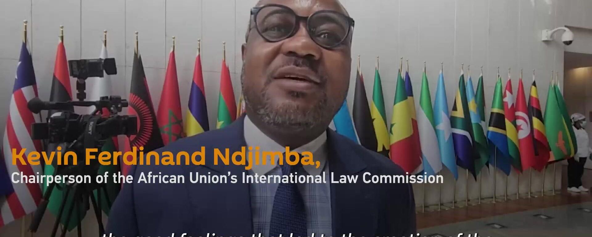 Kevin Ferdinand Ndjimba (African Union International Law Commission) slams ICC - Sputnik International, 1920, 23.05.2025