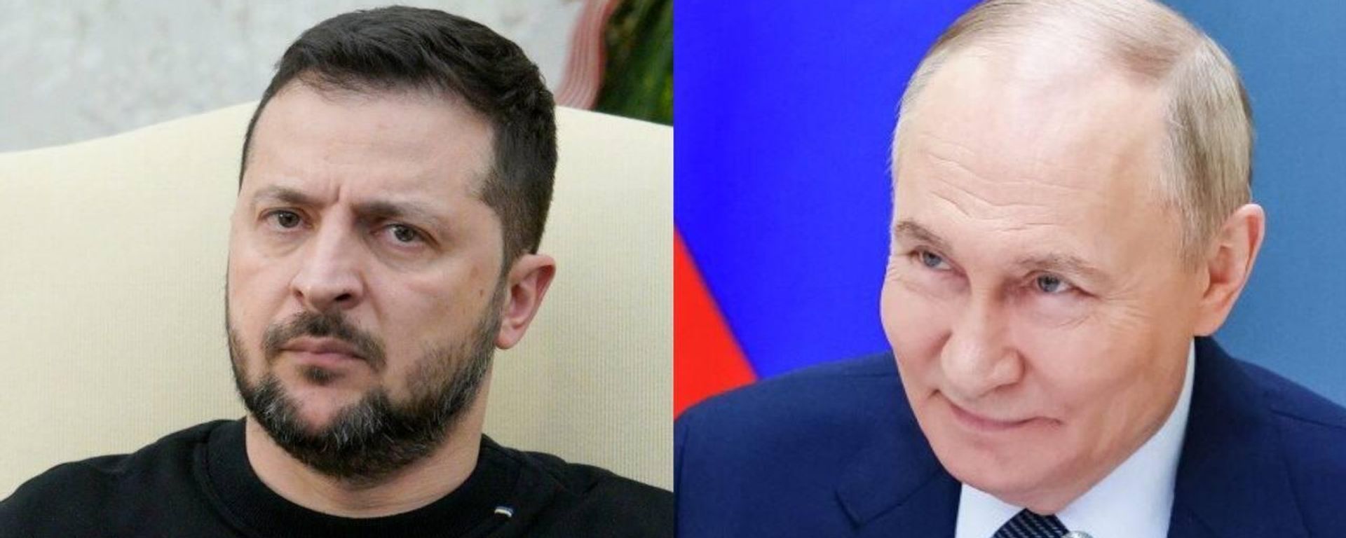 Russia's President Vladimir Putin (right) and Ukraine's Zelensky (left). - Sputnik International, 1920, 28.01.2026