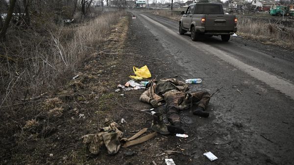 Dead Ukrainian soldier - Sputnik International