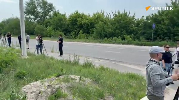 Foreign journalists in Russia's Bryansk - Sputnik International