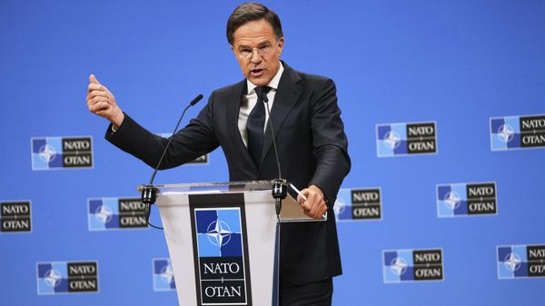 NATO Secretary General Mark Rutte speaks during a media conference prior to a meeting of the Ukraine Defense Contact Group at the NATO headquarters in Brussels, Wednesday, June 4, 2025.  - Sputnik International