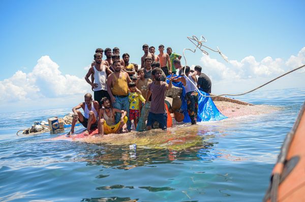 Rohingya Capsized Boat by Reza Saifullah from Indonesia - Sputnik International