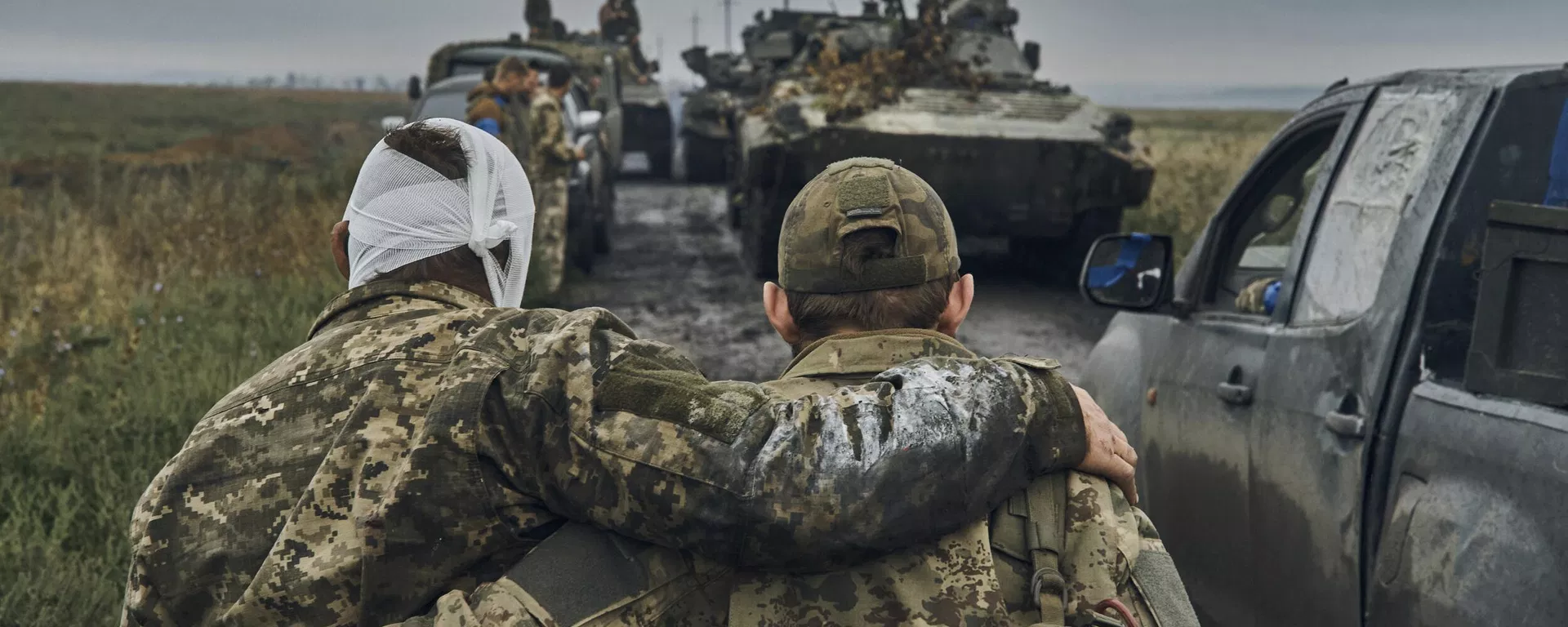 A wounded Ukrainian soldier on Sept. 12, 2022. A wounded Ukrainian soldier on Sept. 12, 2022. - Sputnik International, 1920, 06.07.2026