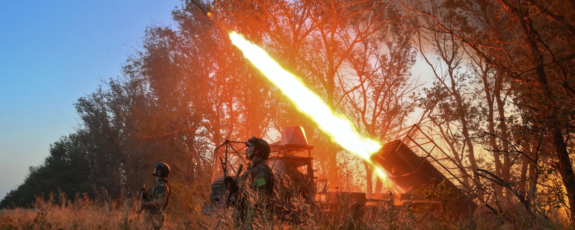 MLRS Grad in combat action - Sputnik International, 1920, 30.03.2026