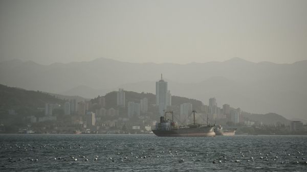 View of the ships from the embankment - Sputnik International