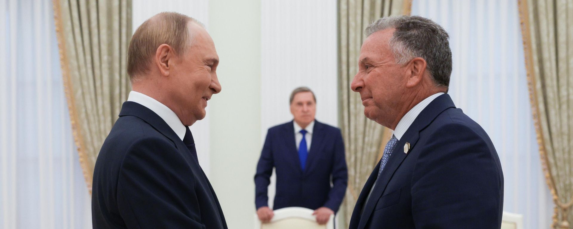President Vladimir Putin met with US Special Presidential Envoy for the Middle East Steven Witkoff - Sputnik International, 1920, 14.12.2025