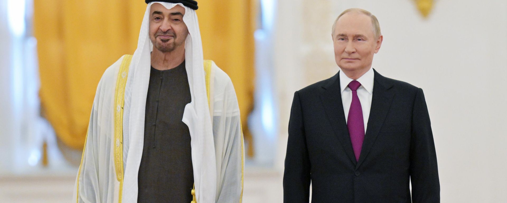 Russian President Vladimir Putin and UAE President Mohamed bin Zayed Al Nahyan in the Kremlin - Sputnik International, 1920, 28.01.2026