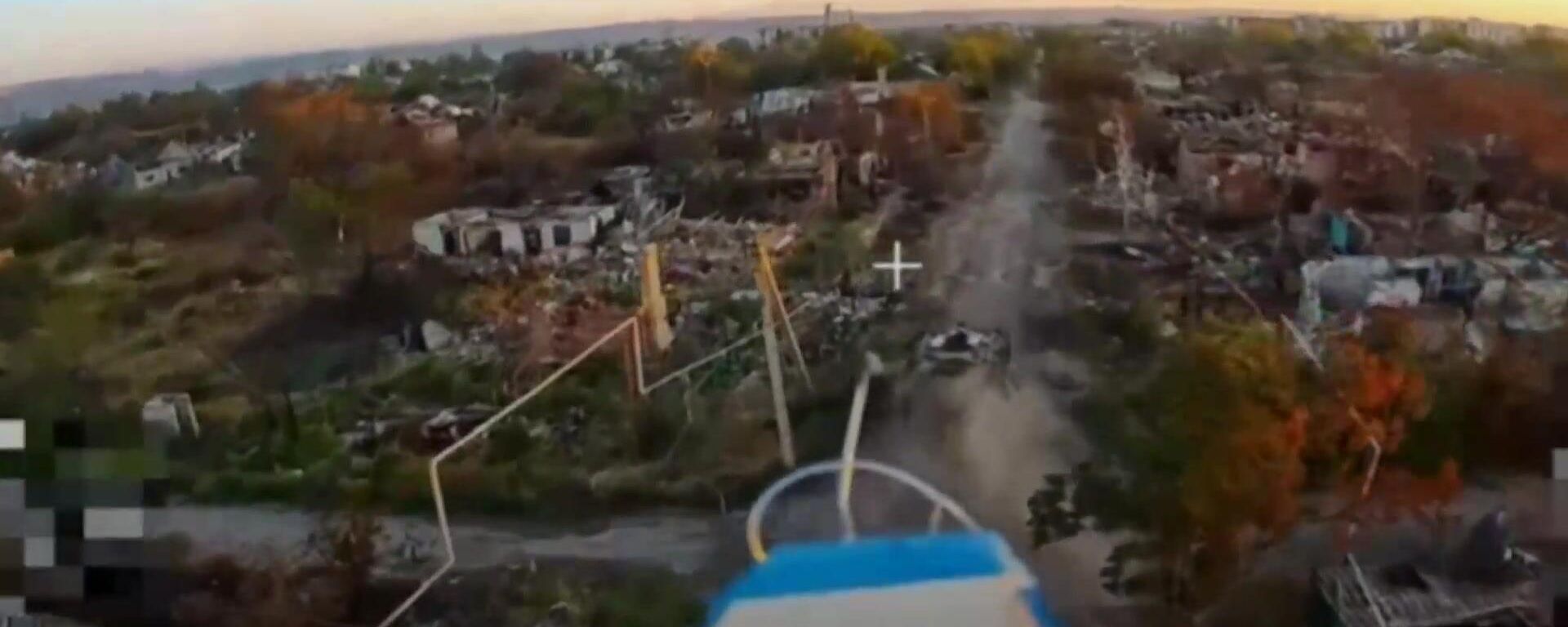 Russian UAV strikes destroy Ukrainian MaxxPro armored vehicles Russian UAV strikes destroy Ukrainian MaxxPro armored vehicles - Sputnik International, 1920, 16.08.2025
