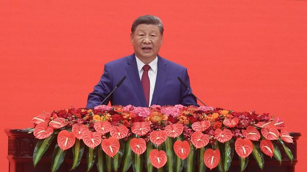 September 3, 2025. Chinese President Xi Jinping speaks at a reception on the occasion of the 80th anniversary of the Victory of the Chinese people in the War of Resistance against Japan and the end of World War II. - Sputnik International
