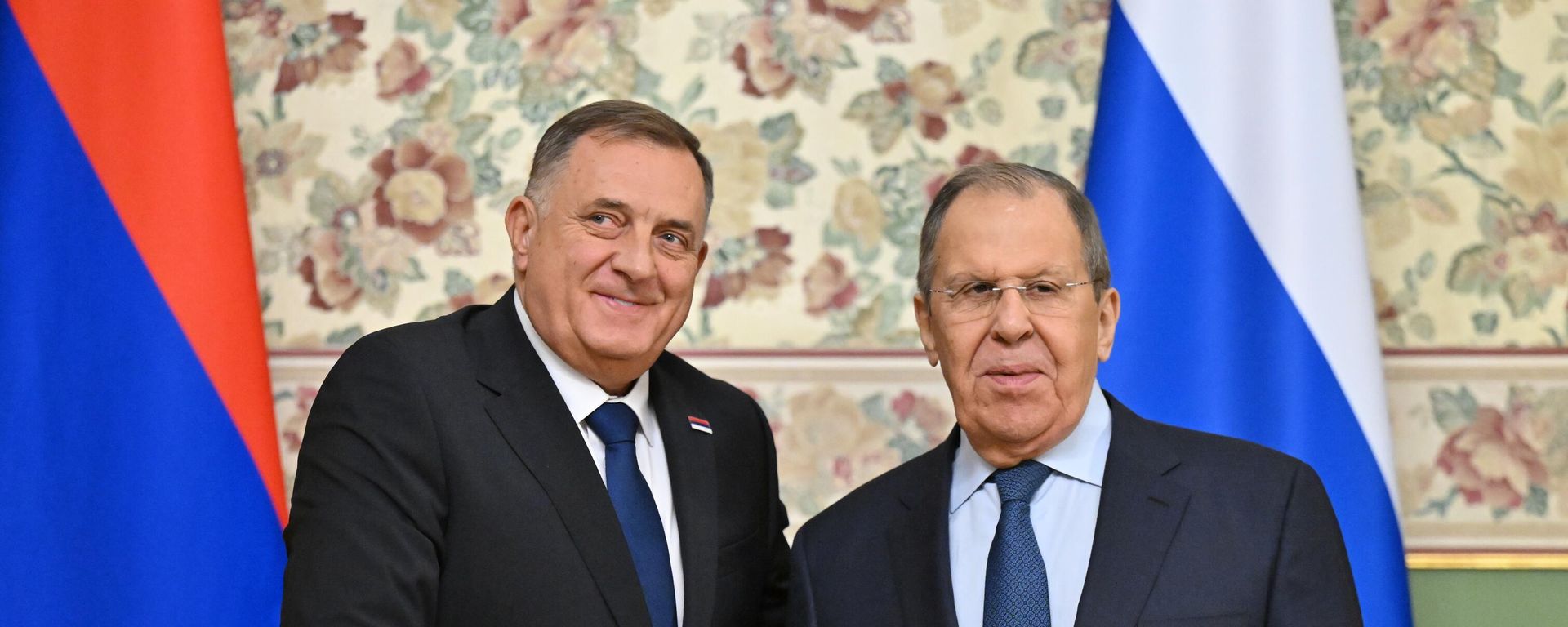 Republika Srpska President Milorad Dodik and Russian Foreign Minister Sergey Lavrov Republika Srpska President Milorad Dodik and Russian Foreign Minister Sergey Lavrov - Sputnik International, 1920, 09.09.2025
