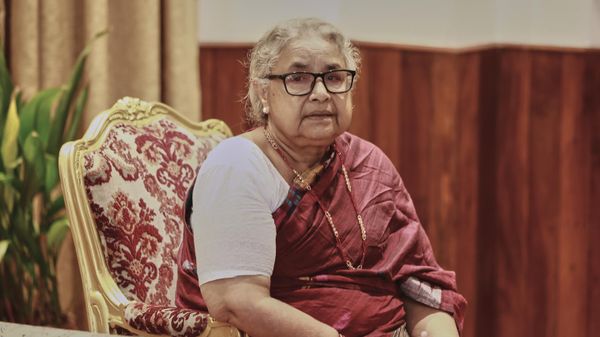 Former Supreme Court Chief Justice Sushila Karki attends her swearing-in ceremony as interim prime minister at the presidential residence in Kathmandu, Nepal - Sputnik International